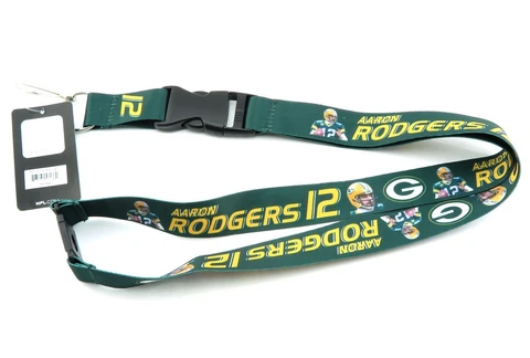 PACKERS AARON RODGERS NFL Official Licensed Football Player Action Lanyard Cover
