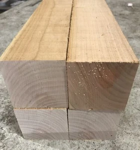 3” X 3” X 12” Pennsylvania Cherry Turning Wood Blanks Pepper Mill Waxed Qty 4 - Picture 1 of 1
