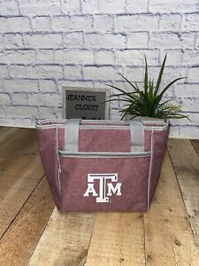 Texas A&M Aggies ATM Insulated tote Cooler Lunch Bag Maroon