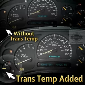 Add Trans Temp Gauge Service + Instrument Cluster Rebuild + Add LEDs 03-06 GM - Picture 1 of 9
