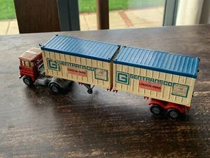 Vintage Streichholzschachtel Scamell Traktor K 17 Superkings 1973 Druckguss Modell LKW - Bild 1 von 9