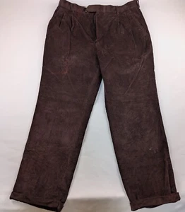 Vintage Nautica Cordhose Herren 36 x 30 braun Baumwolle gerades Bein *lesen* - Bild 1 von 14
