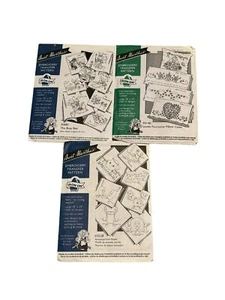 (3) Embroidery Transfer Pattern Kits, #3681 #3140 #3528 Aunt Martha's *NEW - Picture 1 of 4