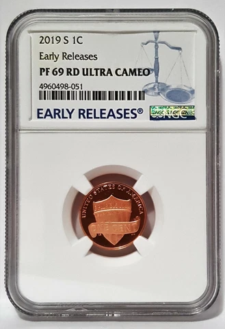 2019 S 1C Penny Lincoln NGC PF69 RD Ultra Cameo - Early Releases Cover
