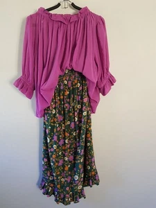 Stunning SCANLAN THEODORE Silk Skirt * Size 8 - Picture 1 of 7