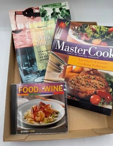 MasterCook Essen & Wein Kochen Software Bundle mit Anleitungen & Journal - Bild 1 von 7