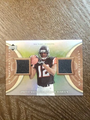 2007 Upper Deck Artifacts Photo Shoot Flashback Fabrics  Michael Jenkins - Image 1 of 2