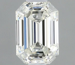 I / Vs Reinheit Natürlicher Diamant 0.26 CT GIA Zertifiziert Lose Smaragd 4x3 MM - Bild 1 von 4