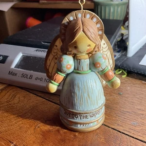 Tarjetas Hallmark “Joy To The World” Ángel Ornamento 1977 (AA) - Imagen 1 de 6