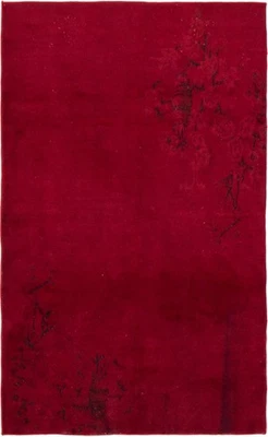 Traditional Vintage Hand-Knotted Oriental Carpet 3'10" x 6'4" Wool Area Rug - Image 1 of 4