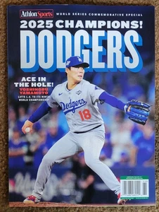 Athlon Sports Dodgers 2025 World Series Champion Commemorative Magazine Yamamoto - Picture 1 of 1