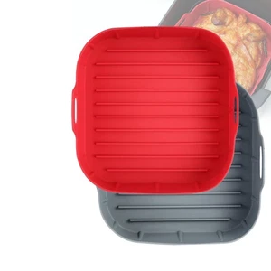 2 Piezas Forros de Silicona para Freidora de Aire, Olla Reutilizable Antiadherente Freidora de Aire Cesta Tazón... - Imagen 1 de 6