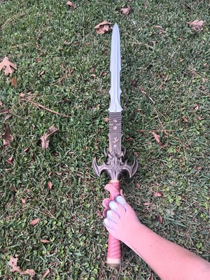 42" Halloween Cosplay Dos Manos Espada Espuma Fantasía Medieval Arma Espada Larga Foto 1 de 4