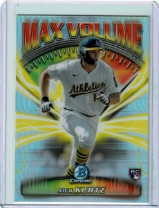 2025 Bowman Chrome - Volume massimo Nick Kurtz #MV-11 (RC) - Foto 1 di 2