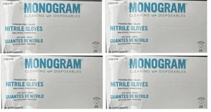 MONOGRAM Nitril puderfreie Handschuhe, Größe M SCHWARZ - 250 pro Karton = 1.000 Stück 4 - Bild 1 von 6