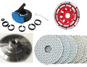 Parapolvere universale per smerigliatrice superficiale 7" parapolvere tampone diamantato mola - Foto 1 di 9