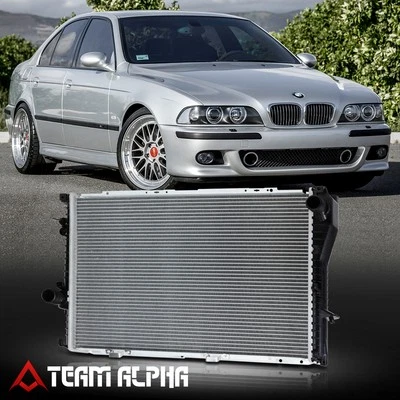 Fits 1995-1998 BMW 528i/740i/750iL Aluminum Factory Replacement Radiator 1401 - Изображение 1 из 4