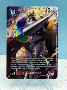 Digimon CCG World Convergence Gallantmon BT13-111 Alt Art Secret Box Topper - Picture 1 of 4