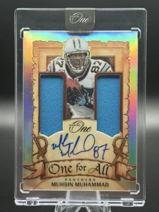 2023 Panini One Muhsin Muhammad #349 One For All Autographs Relic /99 - Picture 1 of 2
