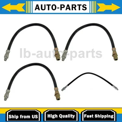 Linha de mangueira de freio dianteiro traseiro Dorman First Stop 4x para Dodge D200 Series 1961 - Imagem 1 de 4