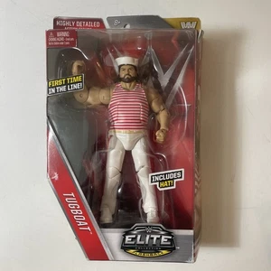 WWE Elite Collection Flashback Series 44 TUGBOAT Actionfigur. Box beschädigt. - Bild 1 von 6