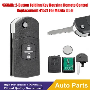 RADIO KEY REMOTE CONTROL FOR MAZDA 3 5 6 CX7 433MHz CHIP 4D63 CC51675RYC DE - Picture 1 of 6