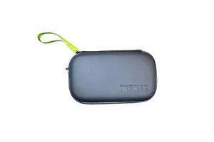 Phonak Hearing Aid Storage Gray Green Hard Soft Travel Clamshell Zip Case Only - Picture 1 of 2