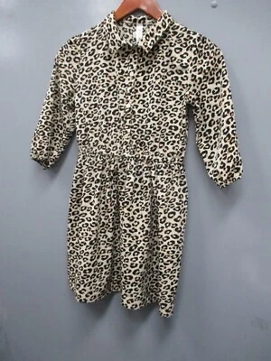 Vestido Cherokee Niñas Talla L (11-12) Estampado Leopardo Manga Larga Niñas Vestido Foto 1 de 4