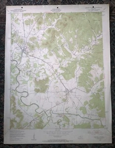 Mapa TOPOGRÁFICO Líbano Junction Kentucky KY Cuadrángulo 1948 Color Mapa Vintage - Imagen 1 de 1