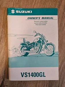 OEM O/M 1997 Suzuki VS1400GLPW Intruder 1400 Owner's Manual P/N 99011-38B61-03A - Picture 1 of 4