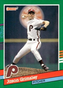 1991 Donruss #653c Jason Grimsley - Philadelphia Phillies - Picture 1 of 2
