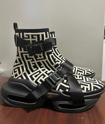 Zapatillas altas Balmain B-Bold para hombre EU40/US7 Foto 1 de 4