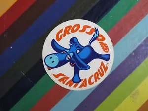 vtg 1980s Santa Cruz original skateboard sticker Jeff Grosso Donkey - Picture 1 of 1
