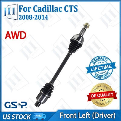 Eje CV conductor delantero izquierdo original para Cadillac CTS SRX STS 2008-2014 AWD V6 V8 Foto 1 de 4