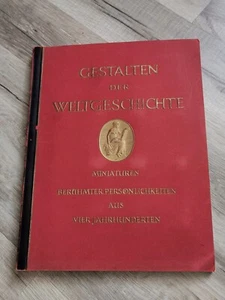 Gestalten der Weltgeschichte Album Sammelbilder  Hamburg-Bahrenfeld 1933, 111 S - Bild 1 von 11