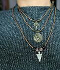 Arrow head Necklace/ Men's necklace/ Arrow necklace/ Owl necklace/ Sun necklace