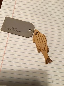 Vintage Washington DC Souvenir hölzerner Fischhalter - Bild 1 von 4