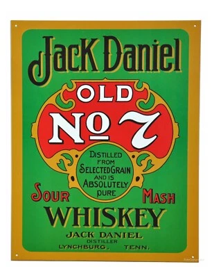 Jack Daniel`s Schild  30 x 40 cm Or. licensed USA Whiskey Werbung Poster *746 - Bild 1 von 4