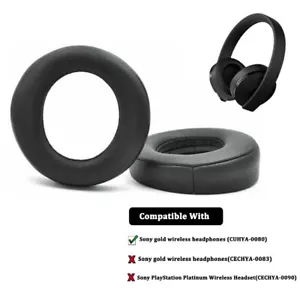 Ear Pads Ear Cushions Replacement Part for Sony Gold Wireless Headset CUHYA-0080 - Picture 1 of 4