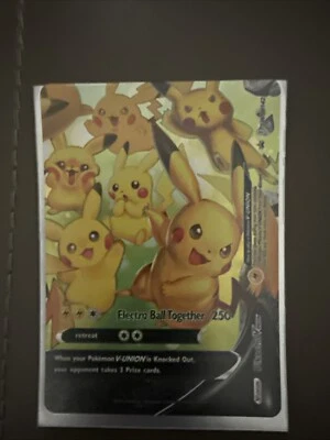 Pikachu V-Union SWSH142 SWSH: Sword & Shield Promo Cards Holo - Image 1 of 2