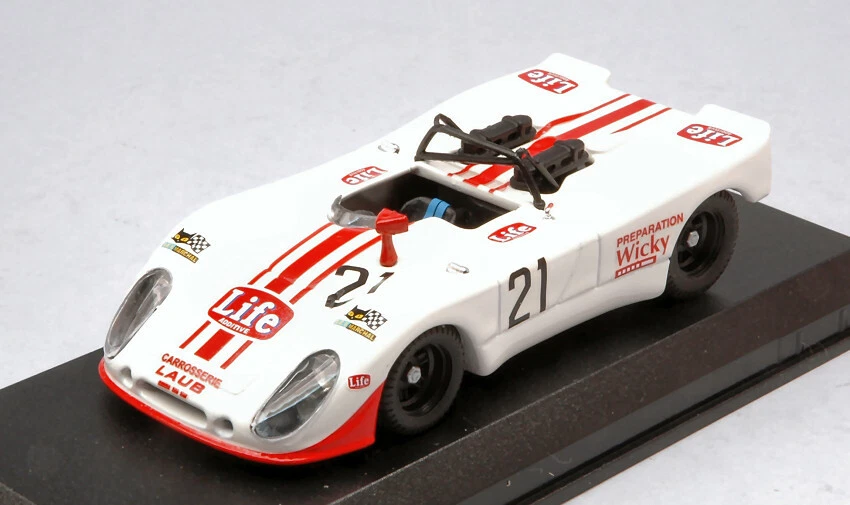 Best Model BT9418 PORSCHE 908 FLUNDER N.21 10th 1000 KM MONZA 1971 BRAMBILLA-MAT - Immagine 1 di 1