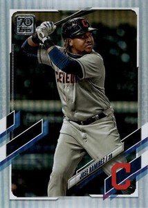 2021 Topps #360 Jose Ramirez 70th Anniversary Celebration Great