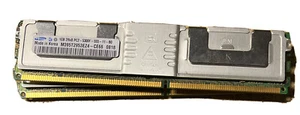2x1GB DDR2 RAM PC2-5300F - with heatsink - Photo 1/1