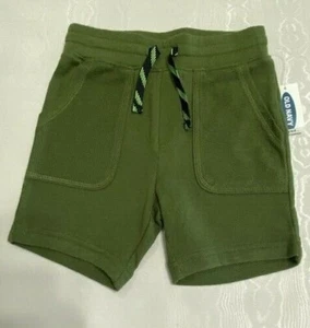 2T Green Old Navy Stretchy Shorts With Drawstrings - Picture 1 of 2
