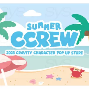 2023 CRAVITY CHARACTER SUMMER CCREW POP-UP STORE MD Character Ver + número de seguimiento - Imagen 1 de 18