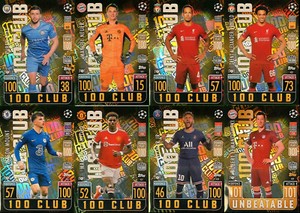 2021/2022 Attax Champions League Club 100 Heritage Signature Topps Style Match
