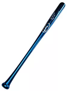 Ivan Pudge Rodriguez Signed Custom Chrome Bat w/ 6 Inscriptions PSA - Picture 1 of 7
