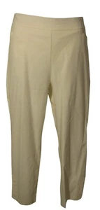 Chico's 3 (16) Off White Ivory Pull On Ankle Pants Stretch - Picture 1 of 3