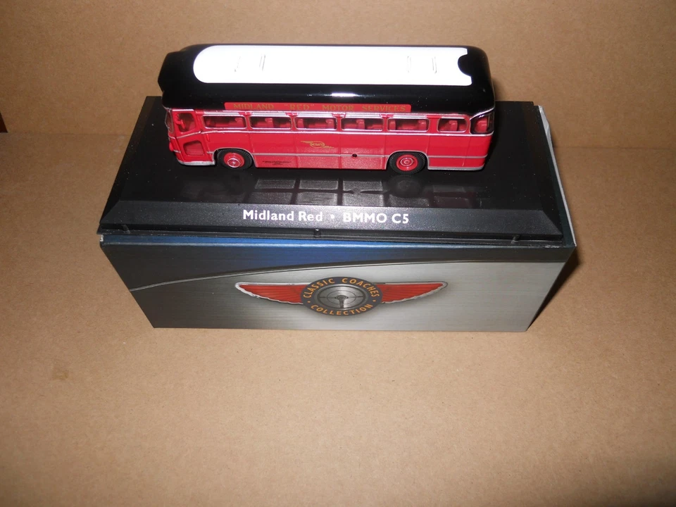 AUTOBUS PULLMAN 1/72 ATLAS BUS DIECAST COACHES #114 MIDLAND RED - BMMO C5 - Immagine 1 di 1