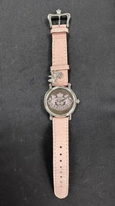 JUICY COUTURE Born In The Glamorous USA Pink & Silver Watch Dog Charm / WORKS - Picture 1 of 5